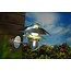 Nordlux Aplique exterior Nordlux Agger metal 3 anillos IP54 E27, gris galvanizado, 240mm de alto
