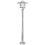 Gartenmast-Lampenschirm aus Metall und Glas, IP54, 830 mm hoch