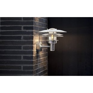 Outdoor wall light metal IP54 E27 260mm high