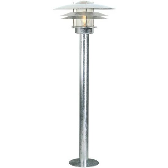 Bolardo luminoso metal cristal IP54 920mm alto