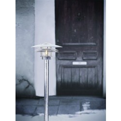 Bolardo luminoso metal cristal IP54 920mm alto