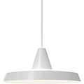 Pendant light black or white round E27 350mm Ø