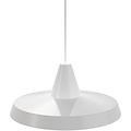 Luminaire suspendu noir ou blanc rond E27 350mm Ø