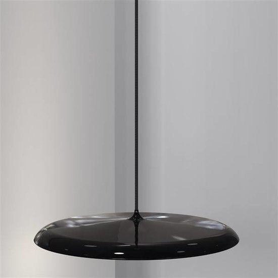Pendant light round LED grey, beige, black or copper 24W 400mm Ø