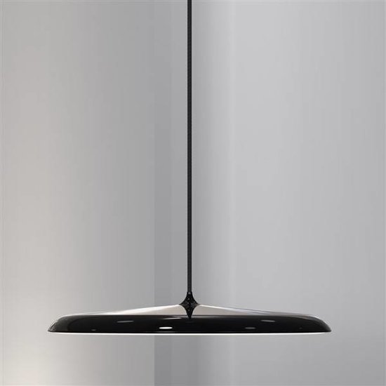 Lámpara colgante redonda LED gris, beige, negro o cobre 24W 400mm Ø