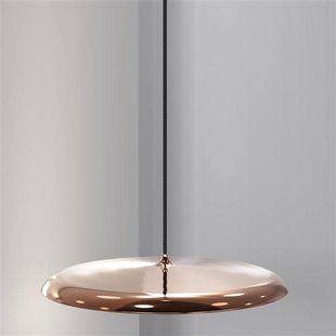 Suspension Artist beige LED ronde 24W 400mm Ø dimmable