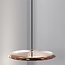 Pendant light round LED grey, beige, black or copper 24W 400mm Ø