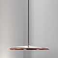 Pendelleuchte rund LED grau, beige, schwarz oder kupfer 24W 400mm Ø