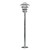 Lampadaire exterieur cuivre, galvanisé ou inox 920mm haut