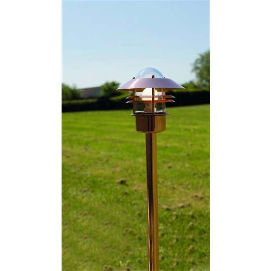 Bollard lighting copper, galvanized or inox IP54 920mm H