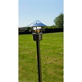 Lampadaire exterieur cuivre, galvanisé ou inox 920mm haut