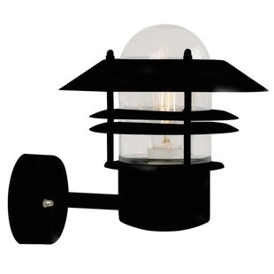 Outdoor wall light copper-black-galvanized-inox E27 230mm