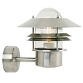 Outdoor wall light copper-black-galvanized-inox E27 230mm