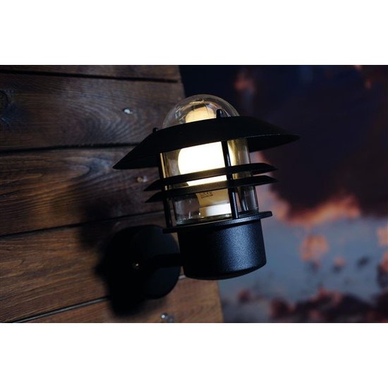 Wandlamp buiten koper-zwart-gegalvaniseerd-inox E27 230