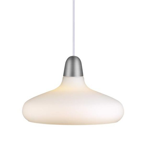 Luminaire suspendu design cuivre, acier verre poire E27 290