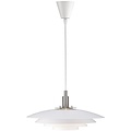 Hanglamp wit metaal E27 380mm diameter
