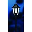 Bollard black metal E27 IP44 1000mm high