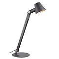 Schreibtischlampe schwarz oder grau E27 flexibel 750mm hoch