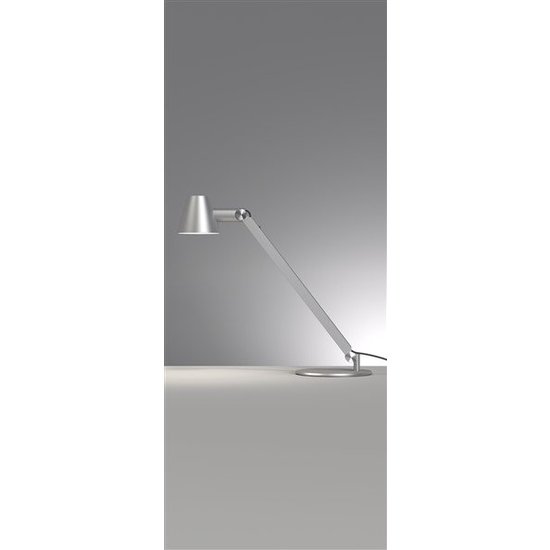 Schreibtischlampe schwarz oder grau E27 flexibel 750mm hoch
