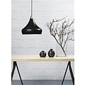 Luminaire suspendu noir E27 conique 300mm
