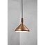 Pendant light copper, black, white or gray conical E27 270mm Ø