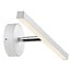 Nordlux IP S13 applique murale salle de bain LED 5,6W 400mm IP44 étanche, blanc chaud 2700K, blanc ou acier brossé
