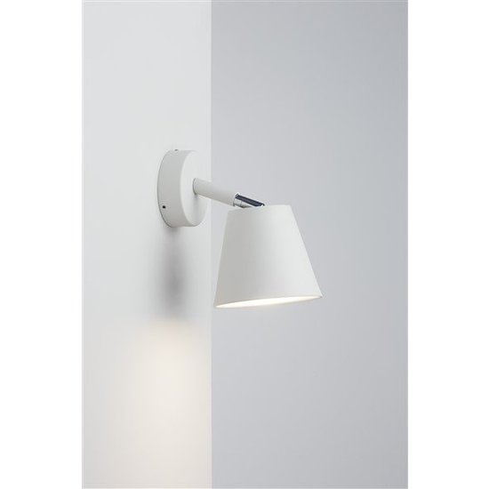 Badezimmerwandleuchte weiß oder grau drehbar 80° GU10 125mm Ø