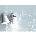 Badezimmerwandleuchte weiß oder grau drehbar 80° GU10 125mm Ø