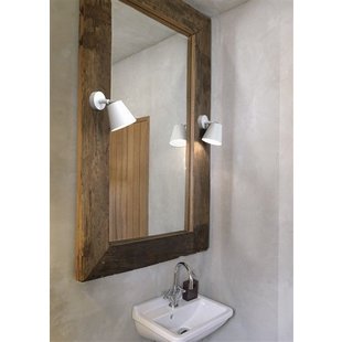 Bathroom wall lamp white or gray rotatable 80° GU10 125mm Ø