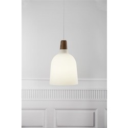 Pendant light glass E27 conic 200mm Ø