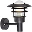 Outdoor wall light black or grey E27 IP44 220mm Ø