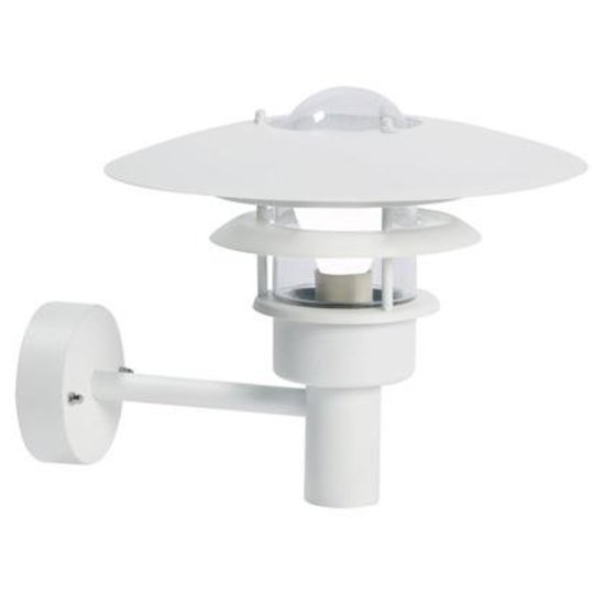 Applique murale exterieure noire-blanche-grise E27 320mm