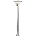Lønstrup poteau de jardin noir, métal et verre, 116 cm de haut, raccord E27 (ampoule non incluse), IP44