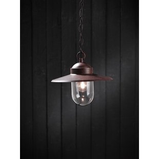 Hanglamp landelijk roest E27 ketting 1600mm hoog