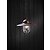 Hanging lamp rural rust E27 chain 1600mm high