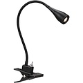 Lampe bureau articulée CALA grise et noire à pince