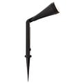 Mono Bodenspot schwarz Metall GU10 IP44 190mm, schwenkbarer Arm, Kabel 180cm, nicht dimmbar