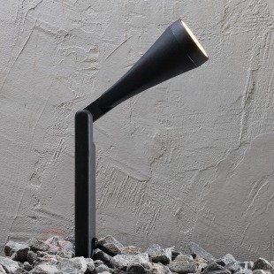 Mono Bodenspot schwarz Metall GU10 IP44 190mm schwenkbar