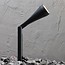 Mono grondspot zwart metaal GU10 IP44 190mm, richtbare arm, kabel 180cm, niet dimbaar