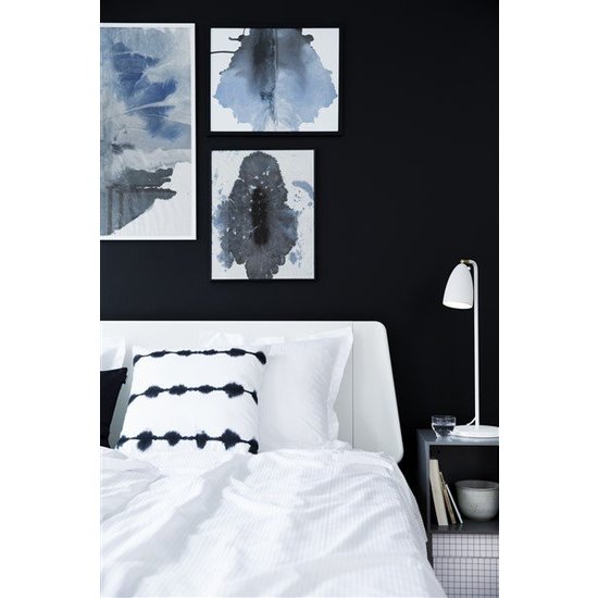 Schreibtischlampe LED weiß-schwarz-grau-gebürsteter Stahl GU10 3W 630