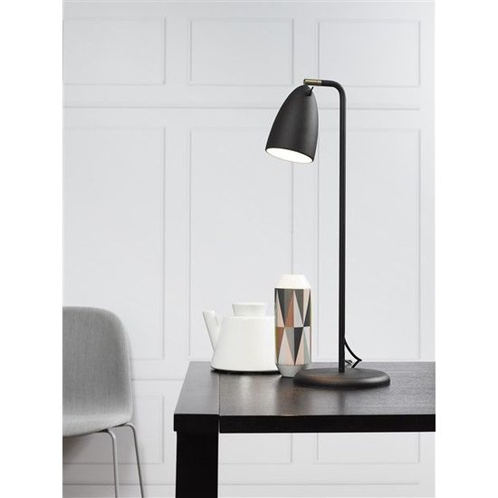 Lampe de bureau LED blanche-noire-grise-acier brossé-chrome GU10 3W