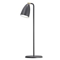 Bureaulamp LED wit-zwart-grijs-geborsteld staal 3W 630