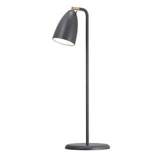 Bureaulamp LED wit-zwart-grijs-geborsteld staal 3W 630