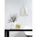 Suspension noir-blanc-gris-acier brossé E27 200mm