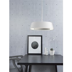 Pendant light LED white or grey round 14,5W 360mm Ø