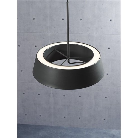 Pendelleuchte LED weiß oder grau rund 14,5W 360mm Ø