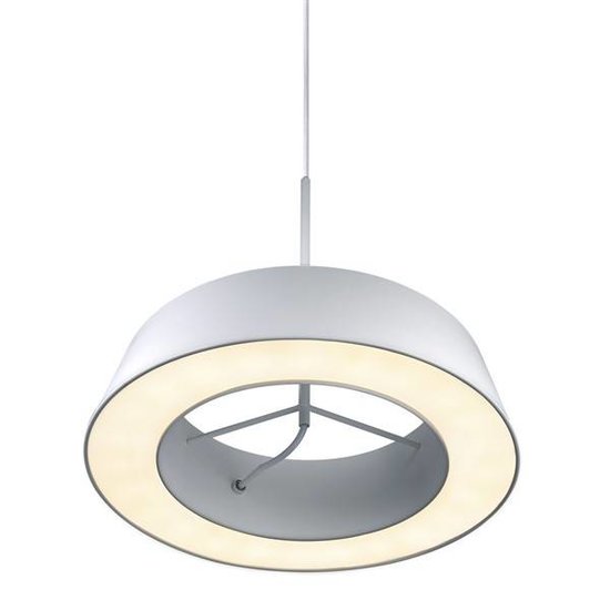 Pendelleuchte LED weiß oder grau rund 14,5W 360mm Ø