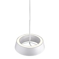 Lámpara colgante LED blanca o gris redonda 14,5W 360mm Ø