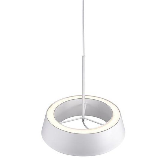 Lámpara colgante LED blanca o gris redonda 14,5W 360mm Ø
