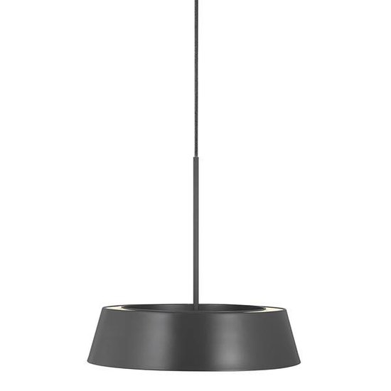 Luminaire suspendu LED blanc ou gris rond 14,5W 360mm Ø